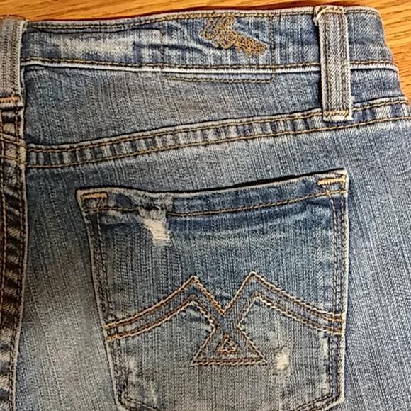 Vigoss jeans sz 3 cropped shorts 28x13 embellished - Picture 6 of 7